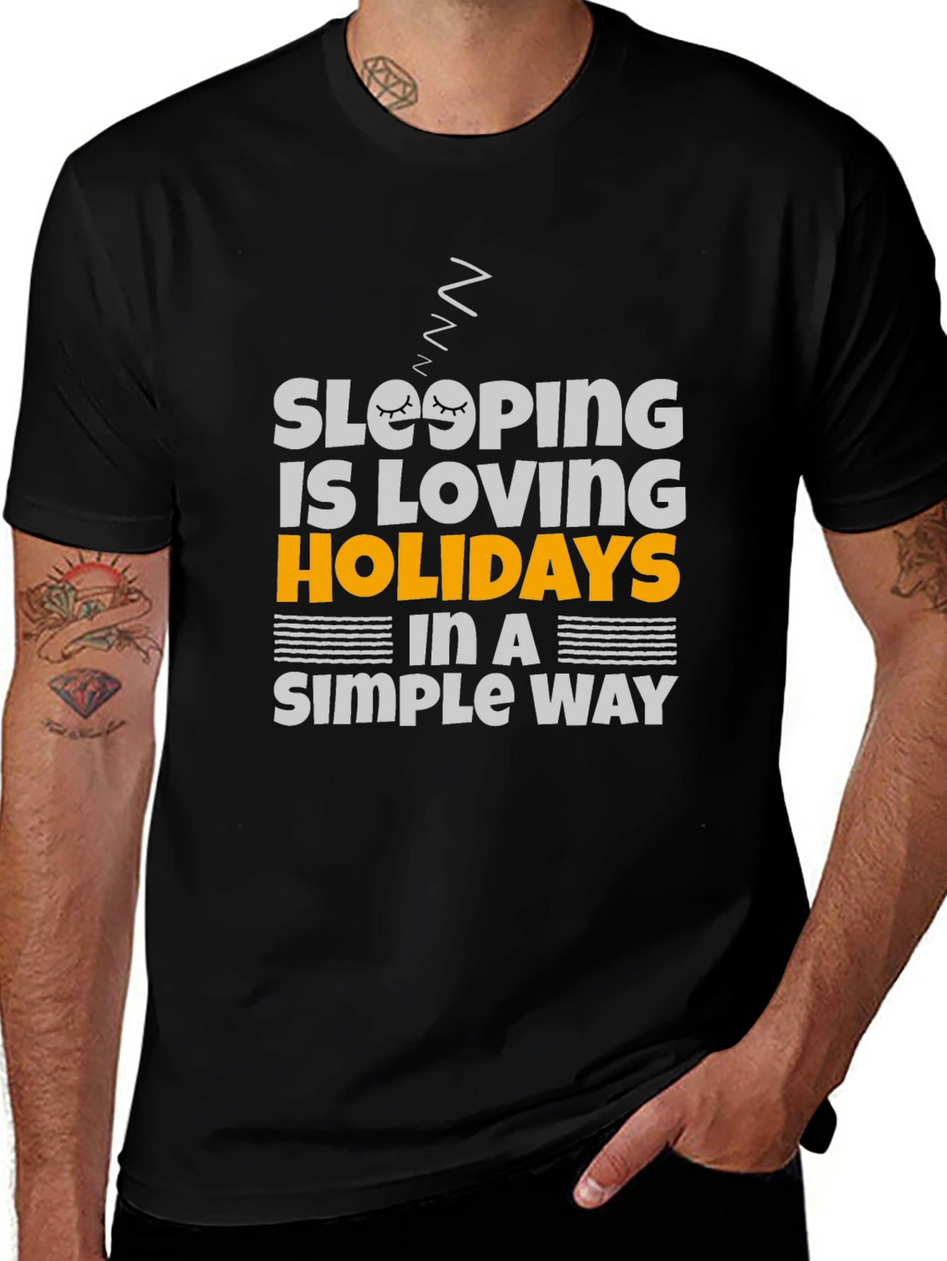 Sleeping is Loving Holidays T-Shirt