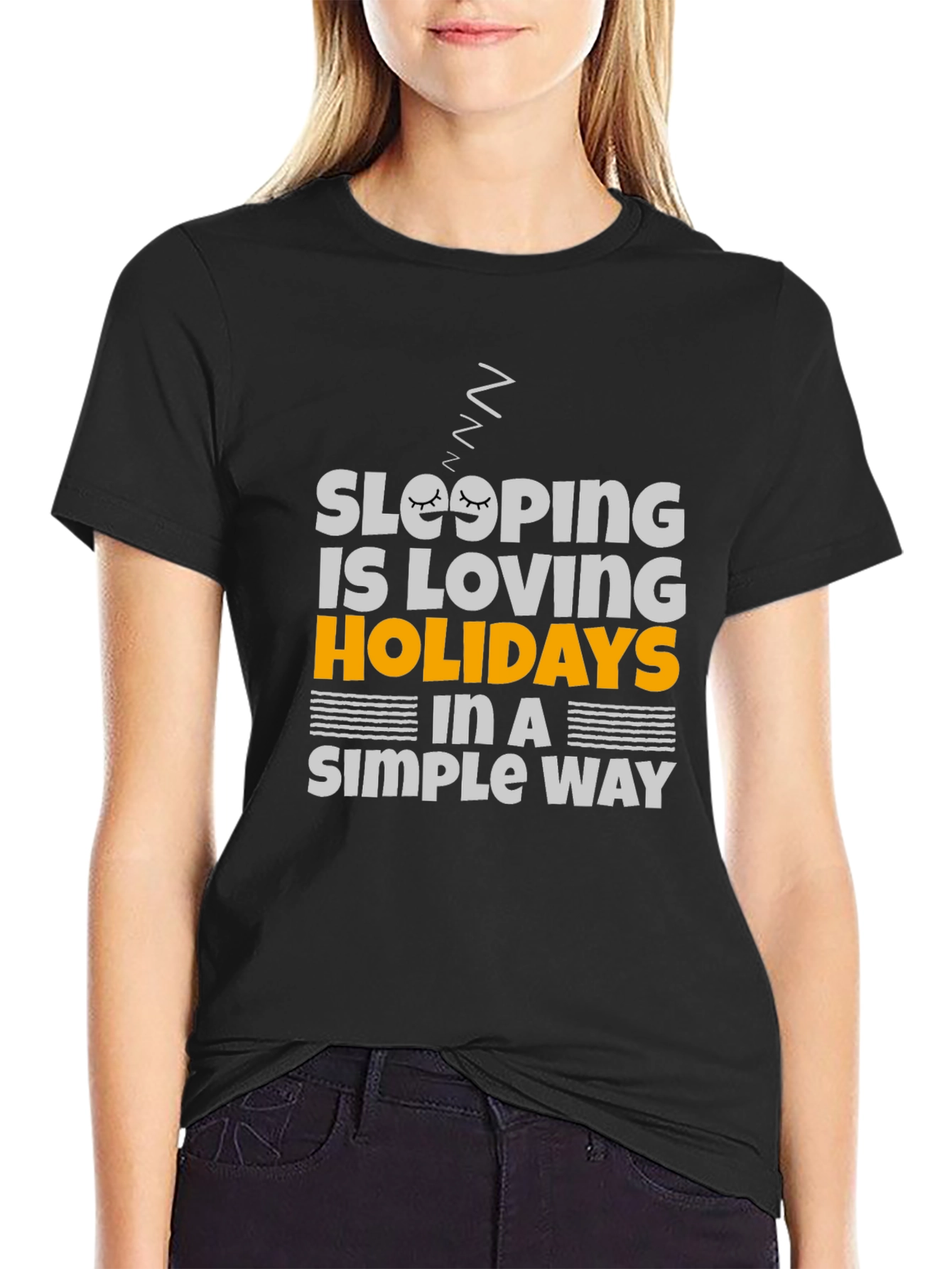 Sleeping is Loving Holidays T-Shirt