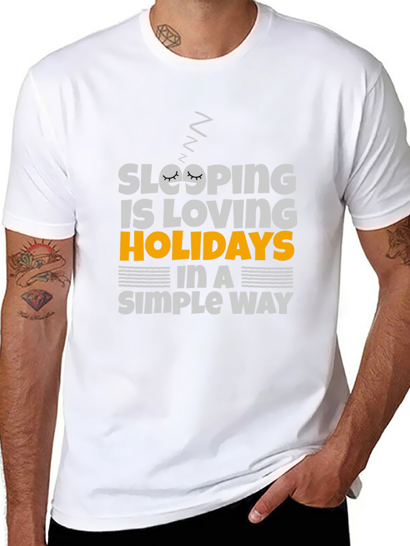 Sleeping is Loving Holidays T-Shirt