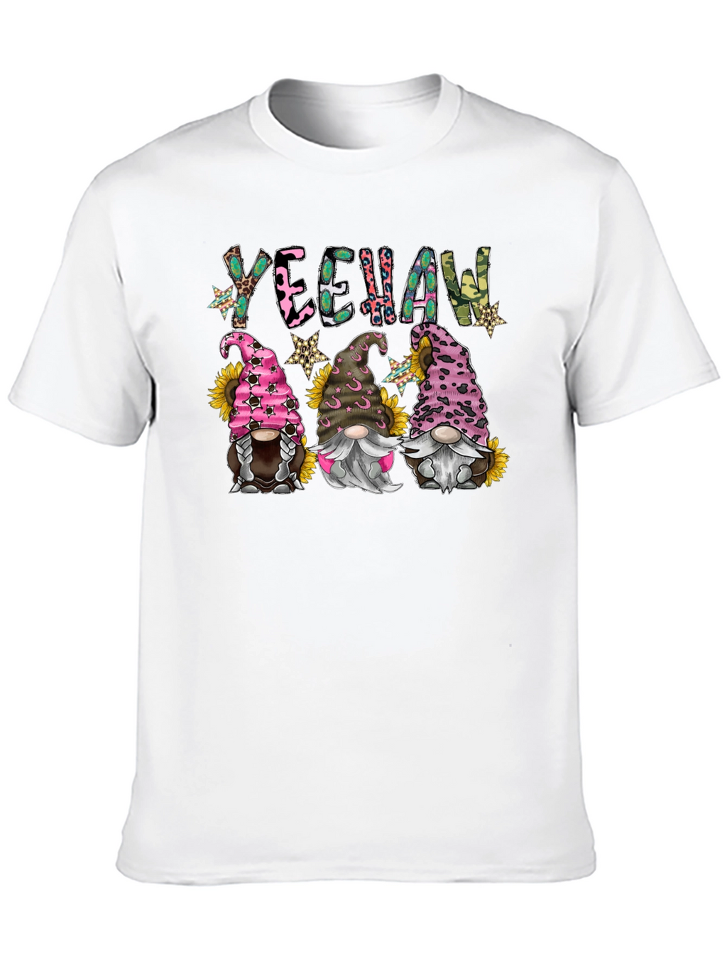 Yeehaw Gnomes Black Graphic Tee