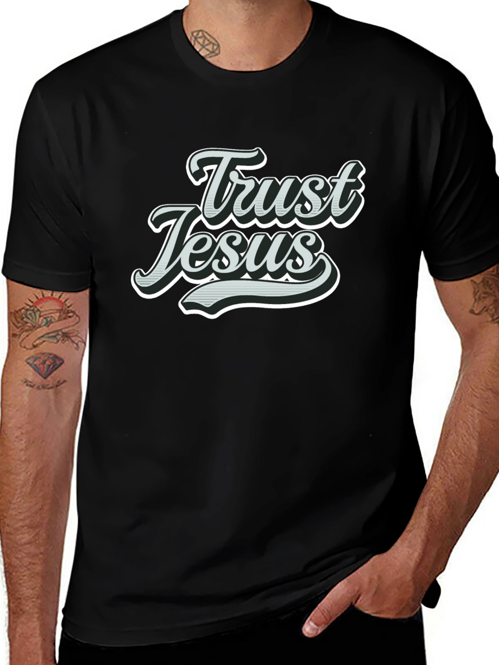 Trust Jesus Graphic T-Shirt