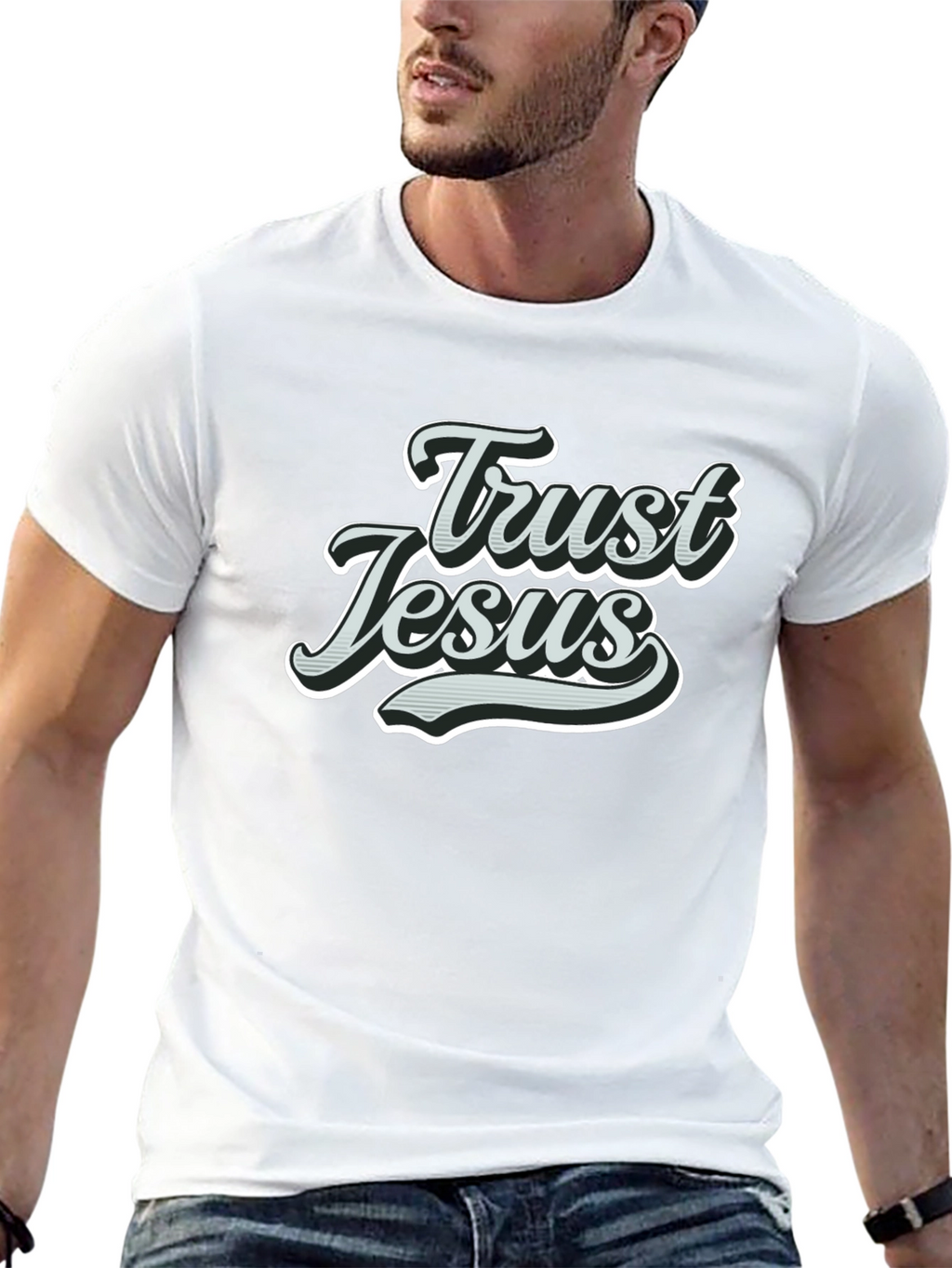 Trust Jesus Graphic T-Shirt