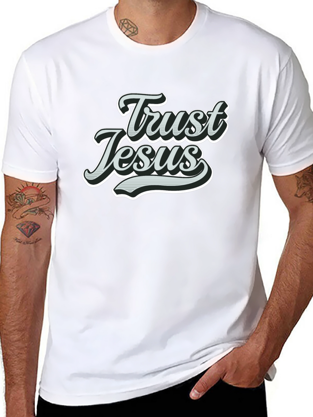 Trust Jesus Graphic T-Shirt