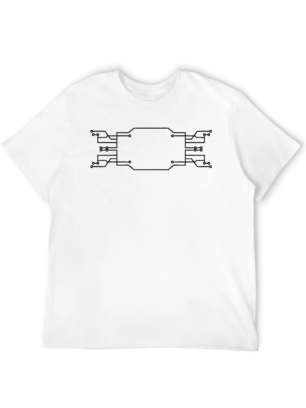 Circuit Board Graphic Tee - Cool Tech Style