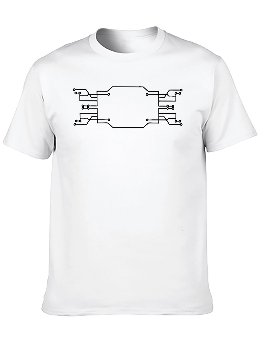 Circuit Board Graphic Tee - Cool Tech Style