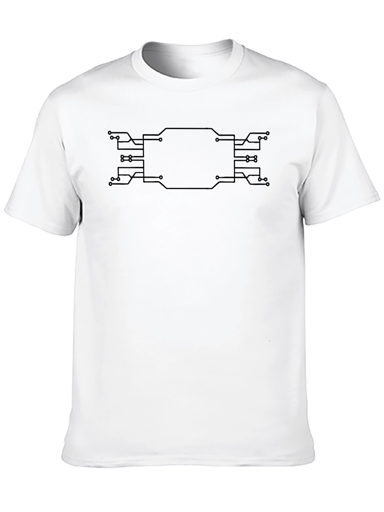 Circuit Board Graphic Tee - Cool Tech Style