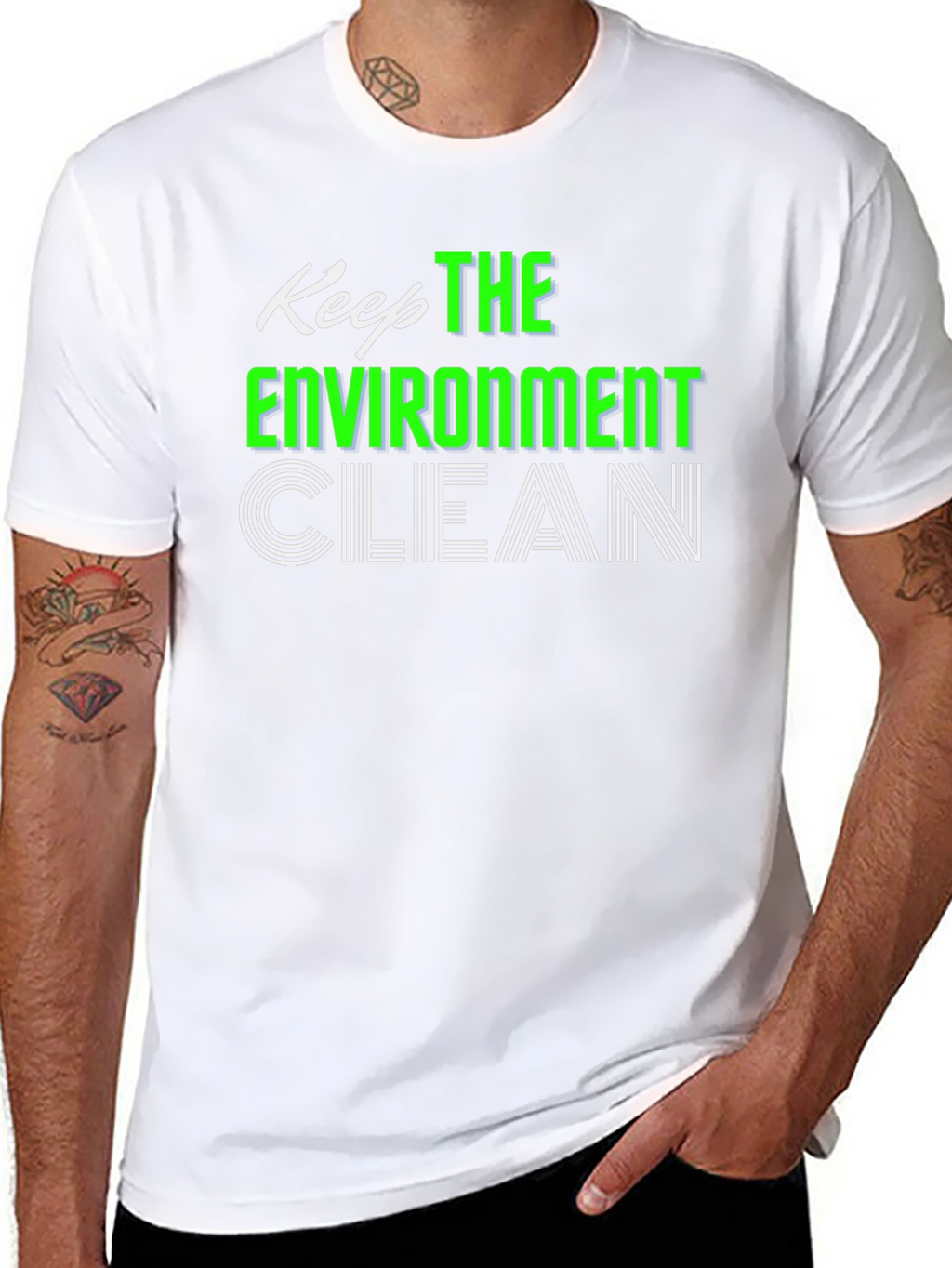 Keep The Environment Clean Graphic Tee