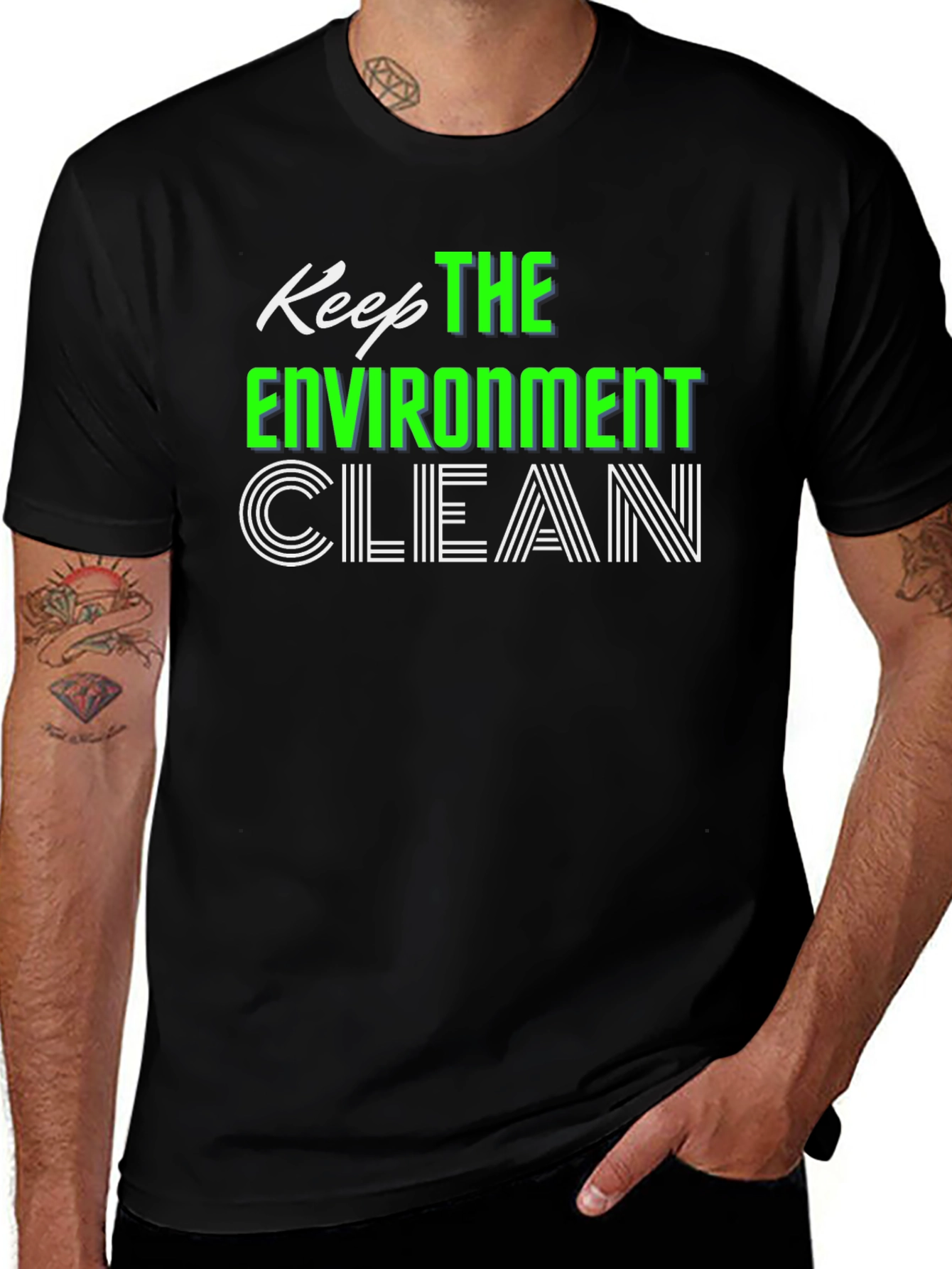 Keep The Environment Clean Graphic Tee