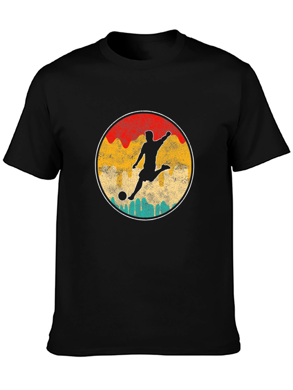 Retro Soccer Player Graphic Tee
