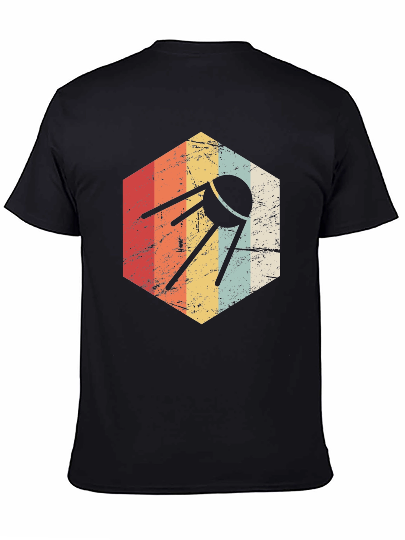 Retro Satellite T-Shirt - Space Age Style