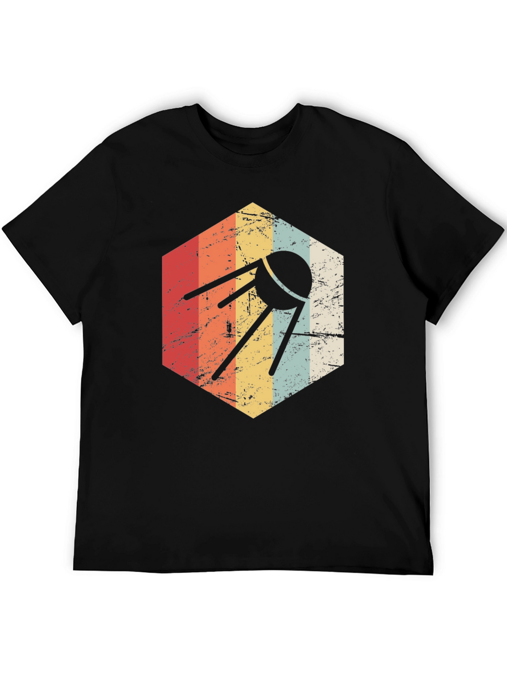 Retro Satellite T-Shirt - Space Age Style