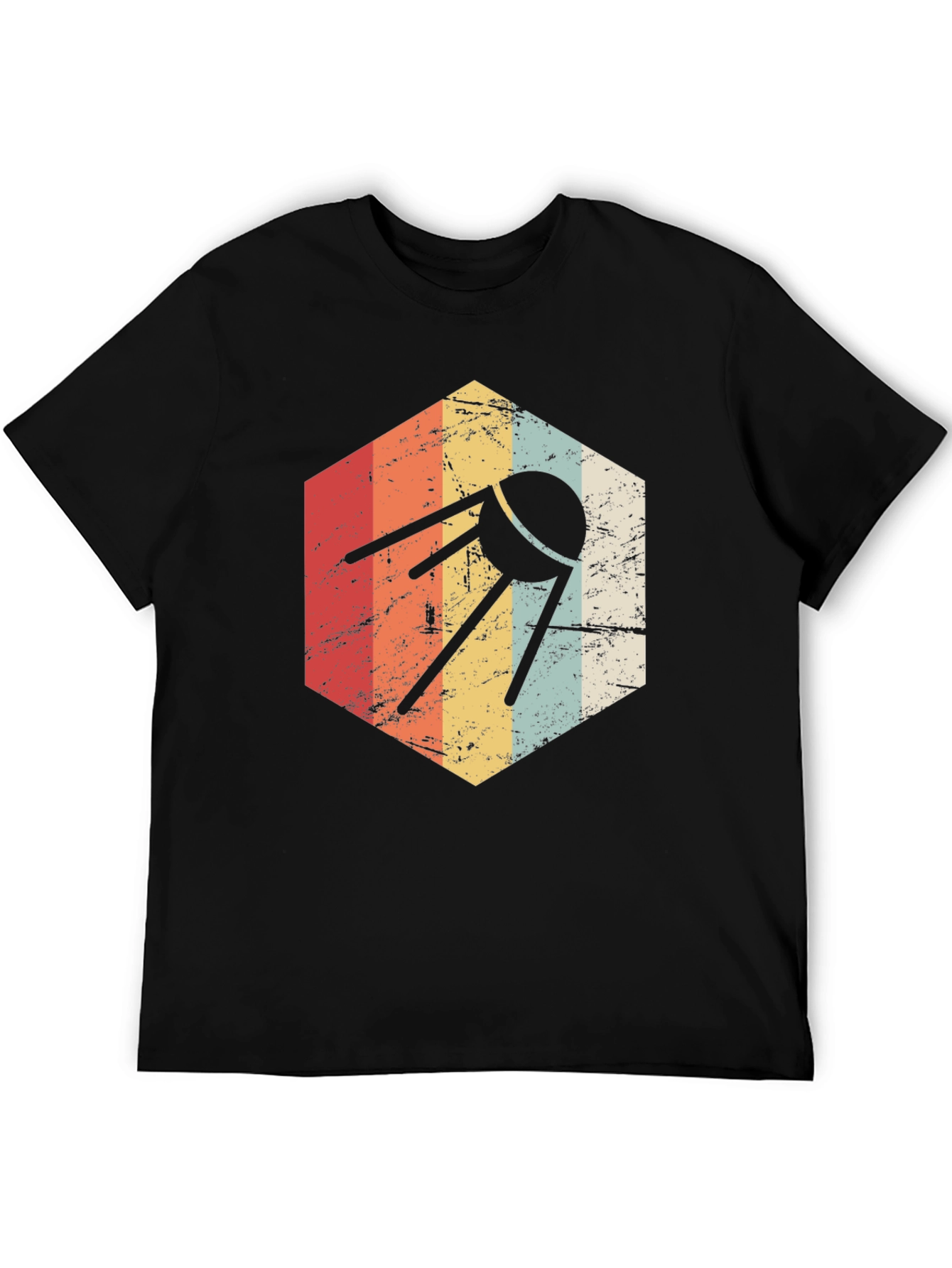 Retro Satellite T-Shirt - Space Age Style