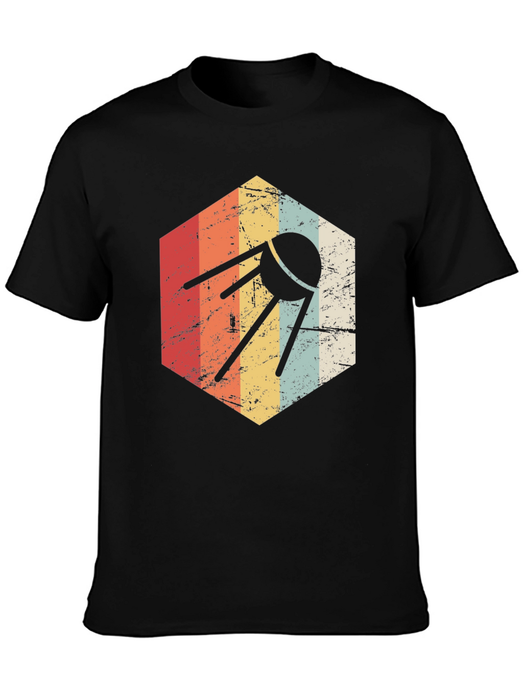Retro Satellite T-Shirt - Space Age Style