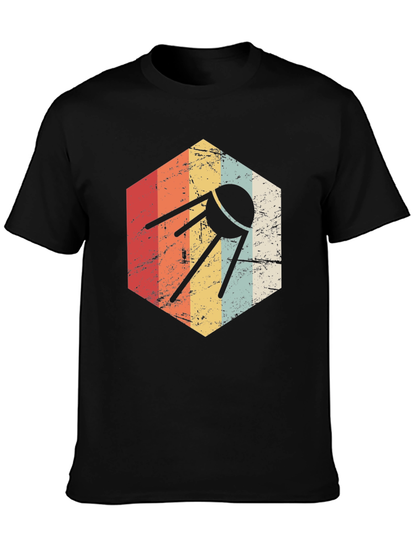 Retro Satellite T-Shirt - Space Age Style