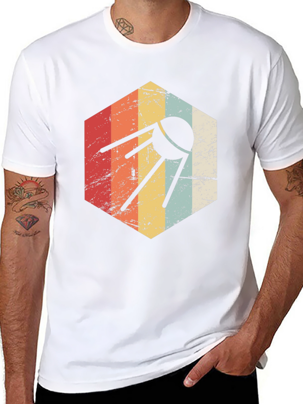 Retro Satellite T-Shirt - Space Age Style