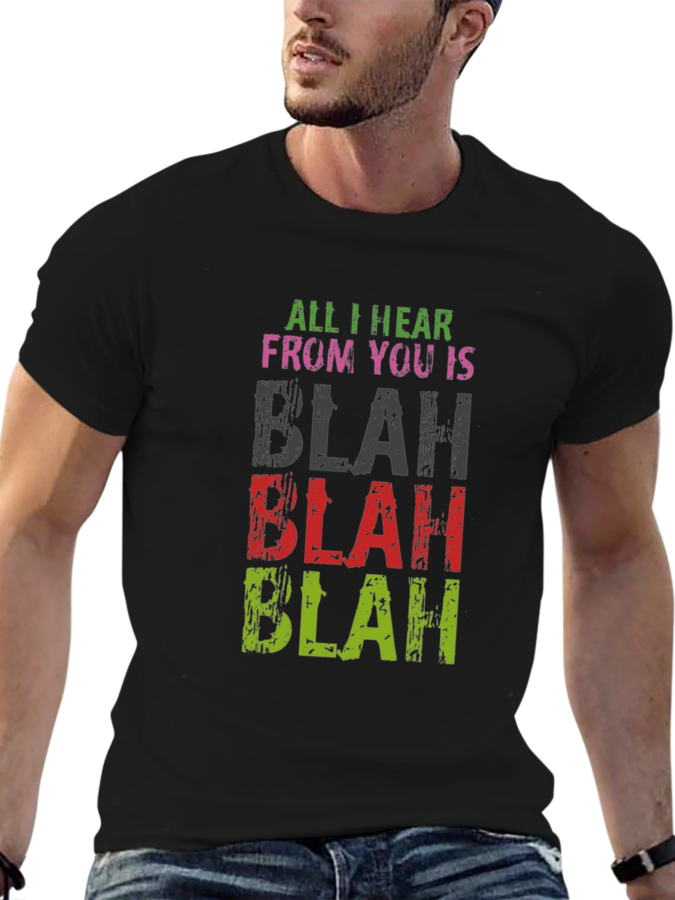 Blah Blah T-Shirt: Funny Sarcastic Tee