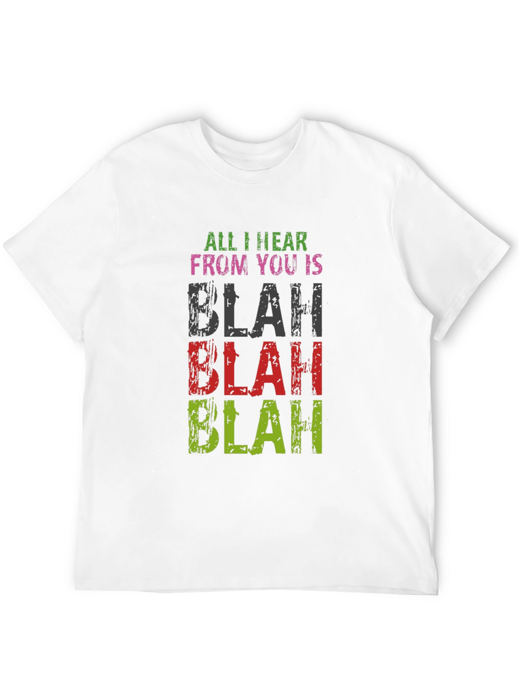 Blah Blah T-Shirt: Funny Sarcastic Tee