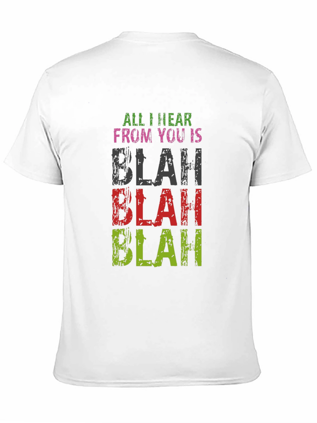 Blah Blah T-Shirt: Funny Sarcastic Tee