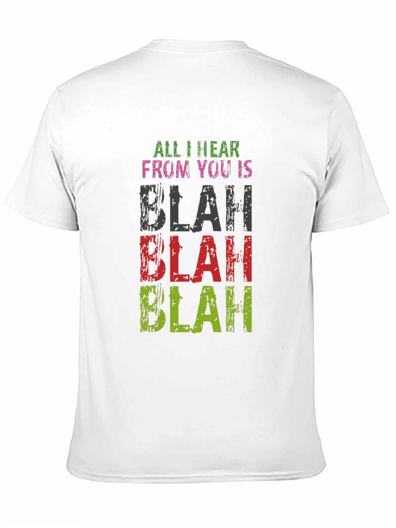Blah Blah T-Shirt: Funny Sarcastic Tee