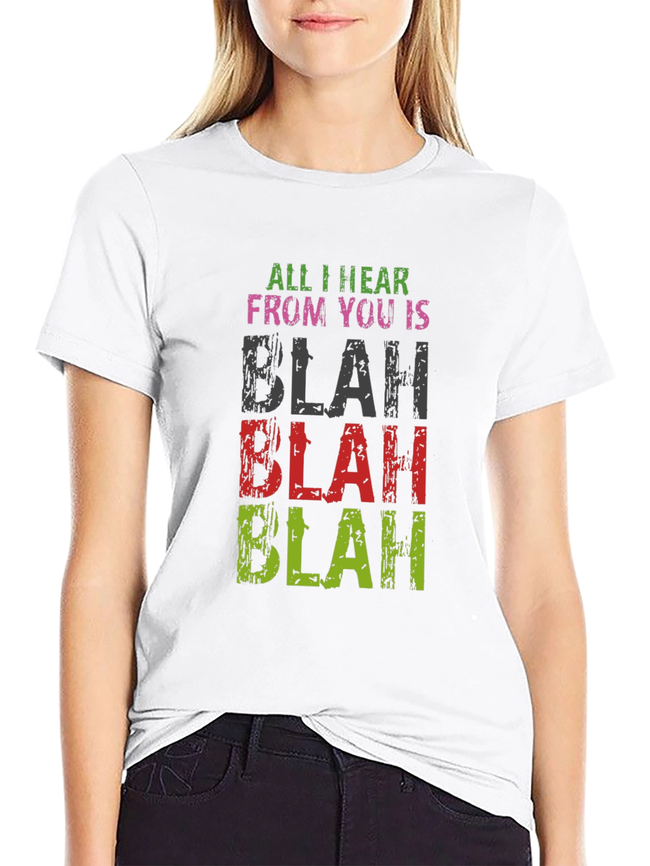 Blah Blah T-Shirt: Funny Sarcastic Tee