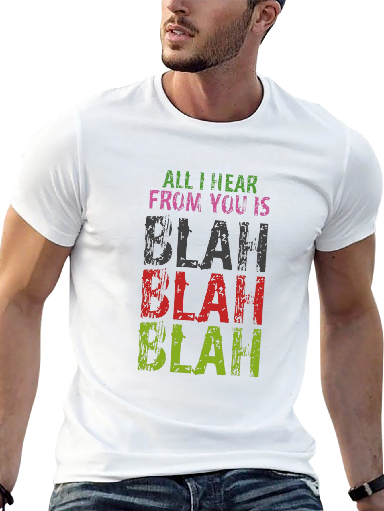 Blah Blah T-Shirt: Funny Sarcastic Tee