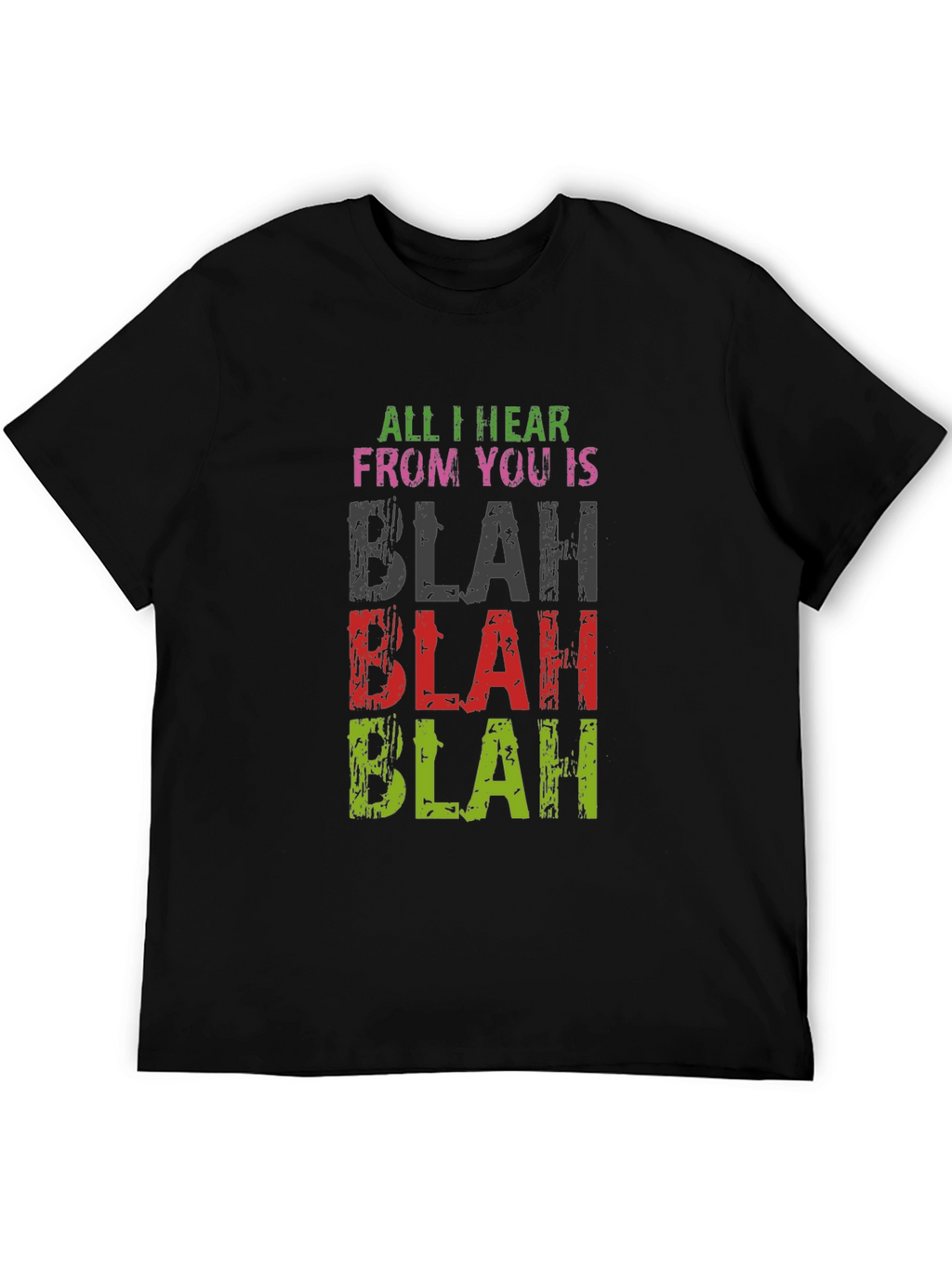 Blah Blah T-Shirt: Funny Sarcastic Tee