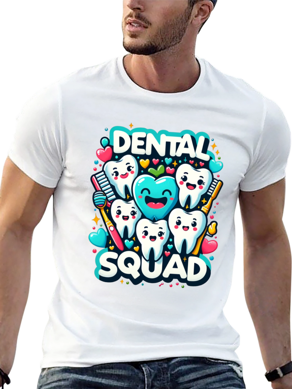 Dental Squad Graphic Tee - Funny Tooth Shirt
