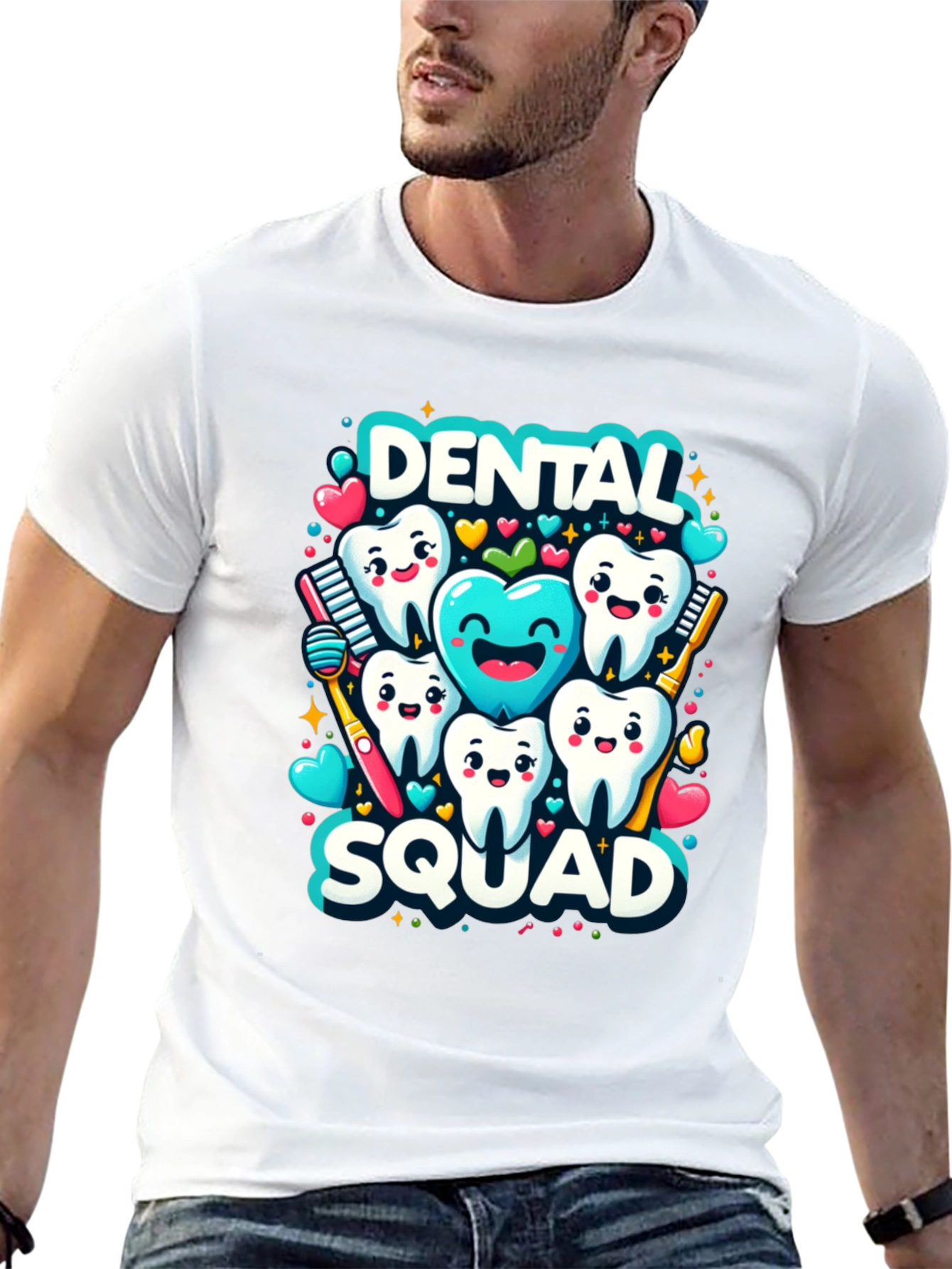 Dental Squad Graphic Tee - Funny Tooth Shirt