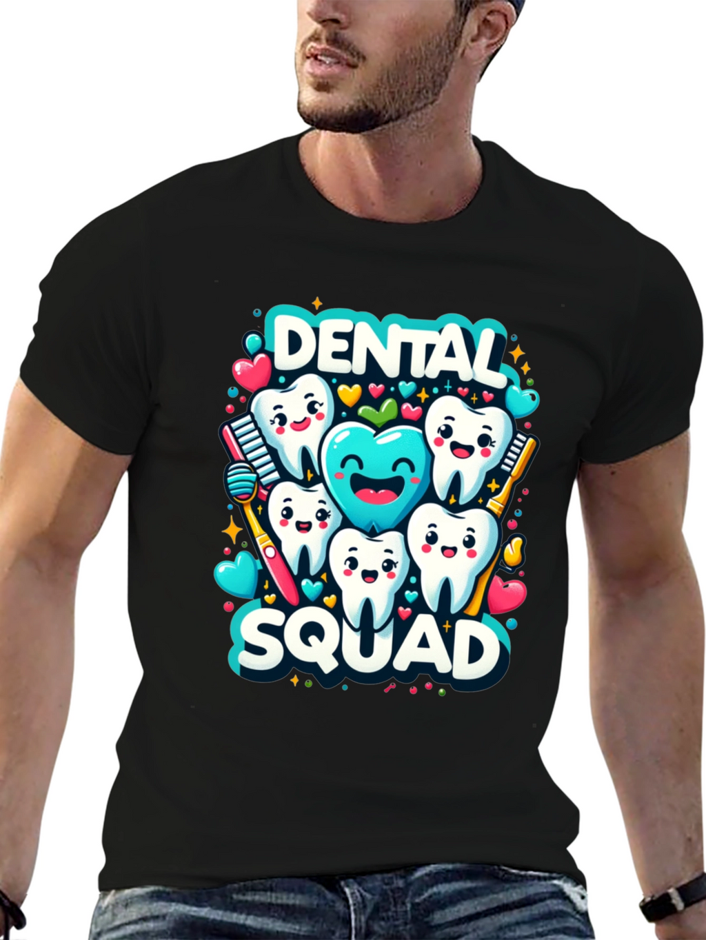 Dental Squad Graphic Tee - Funny Tooth Shirt