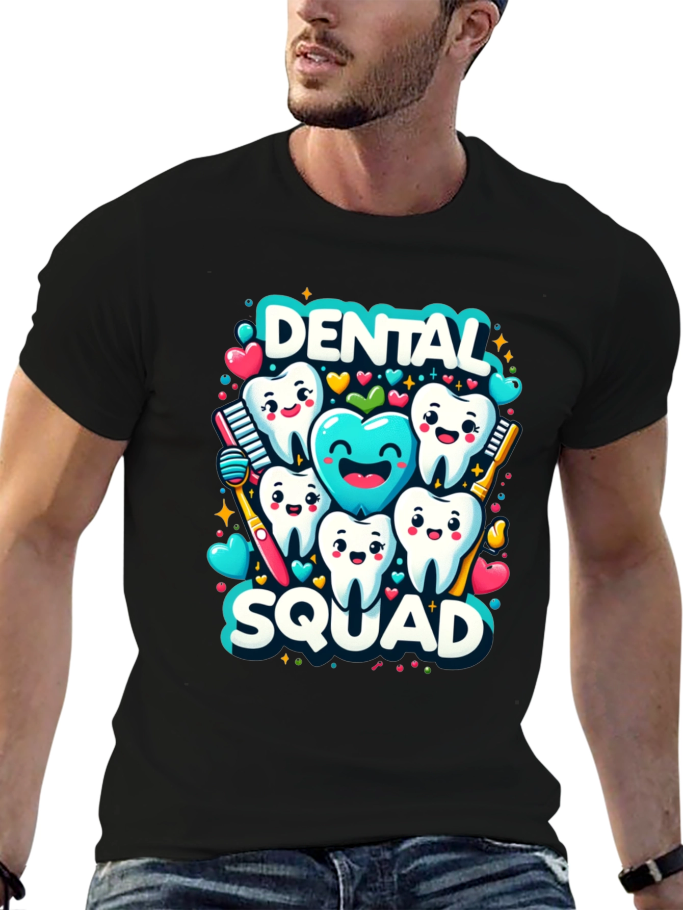 Dental Squad Graphic Tee - Funny Tooth Shirt
