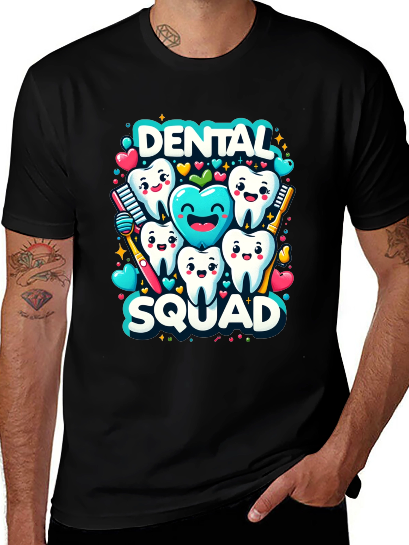 Dental Squad Graphic Tee - Funny Tooth Shirt