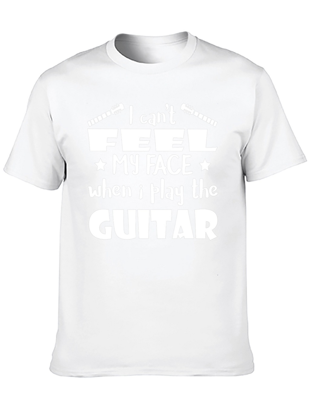 I Cant Feel My Face Guitar T-Shirt