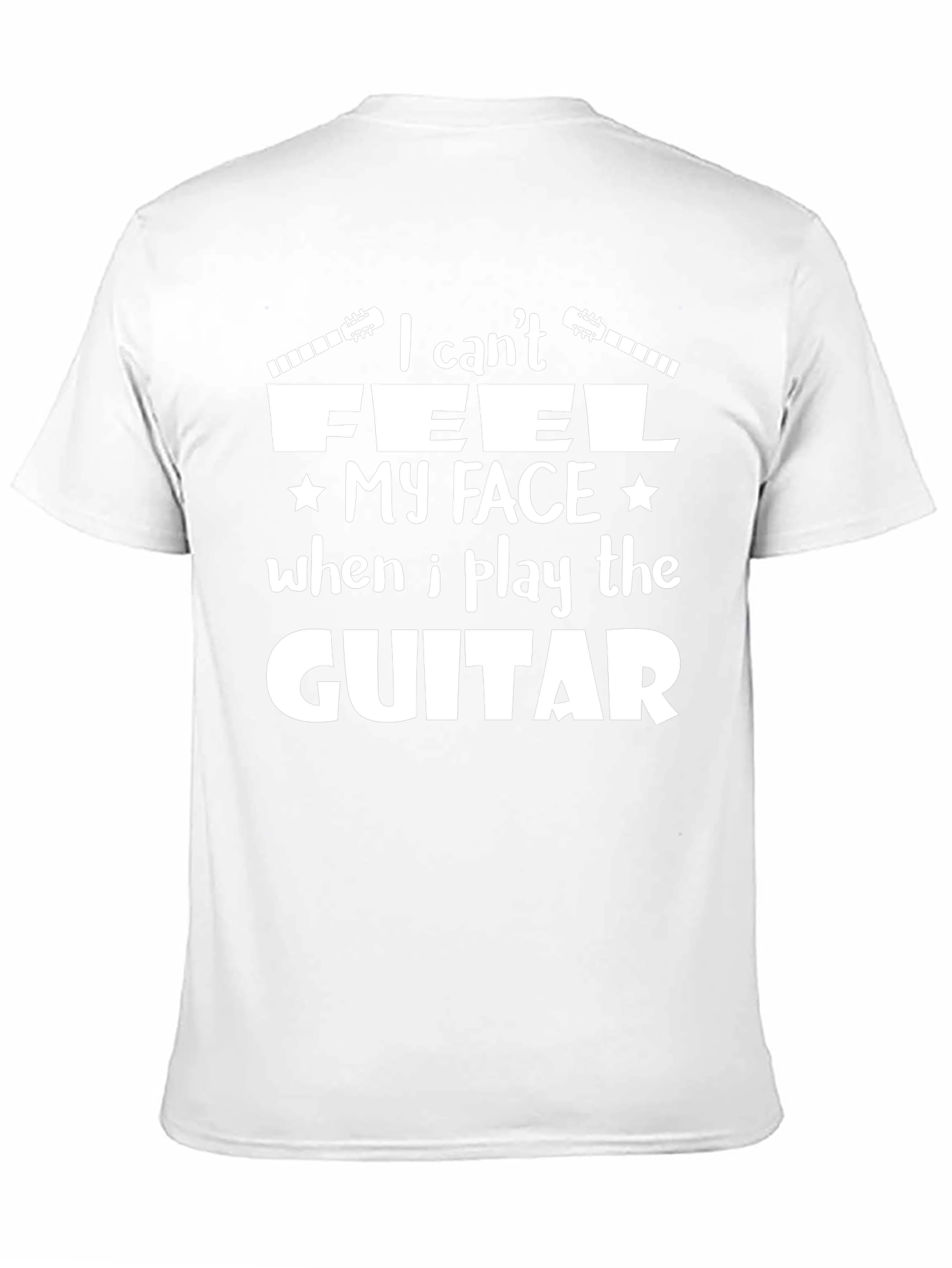 I Cant Feel My Face Guitar T-Shirt