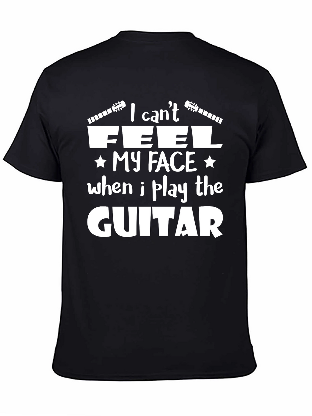 I Cant Feel My Face Guitar T-Shirt