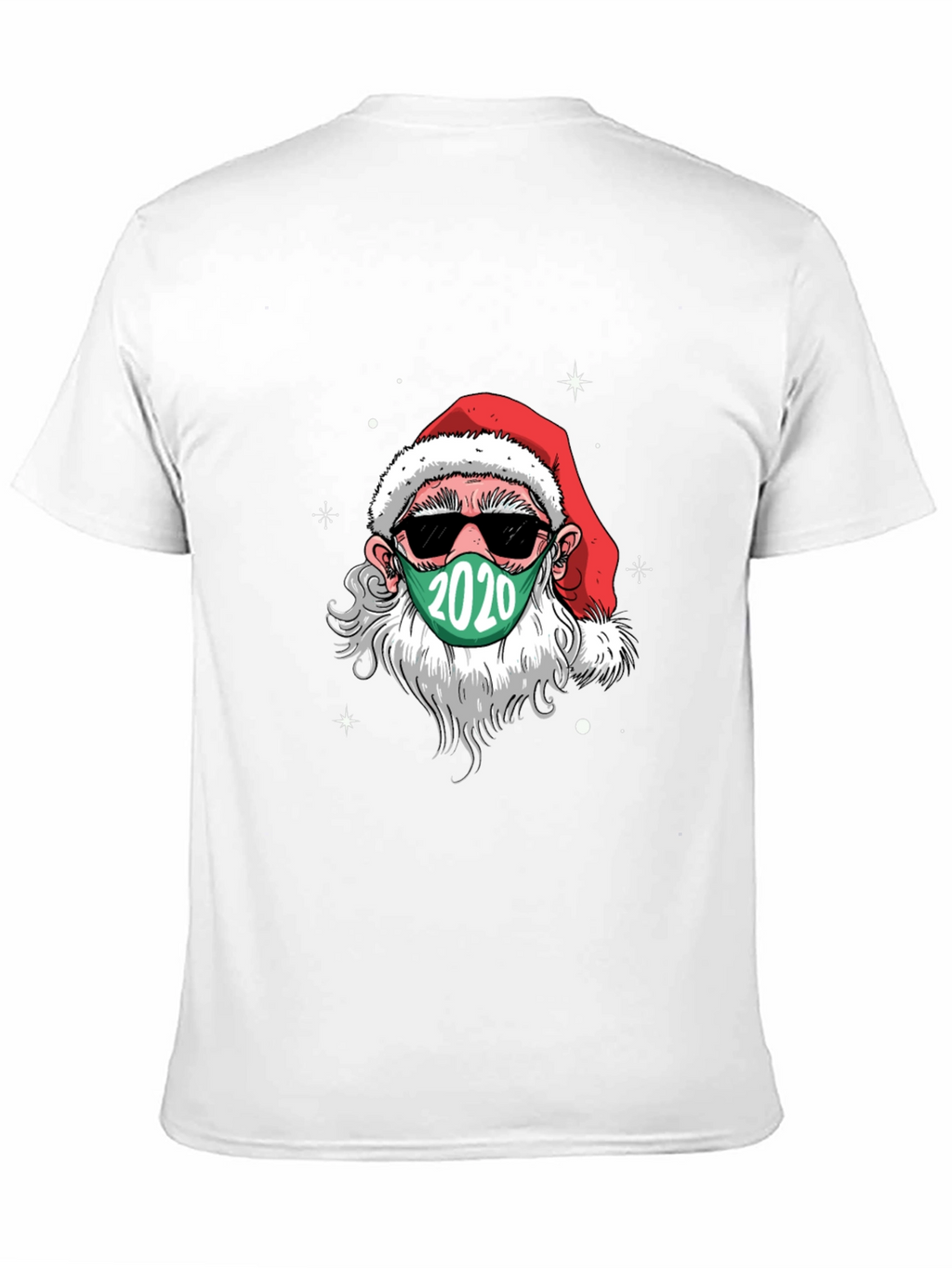 Santa Wearing Mask 2020 Christmas T-Shirt