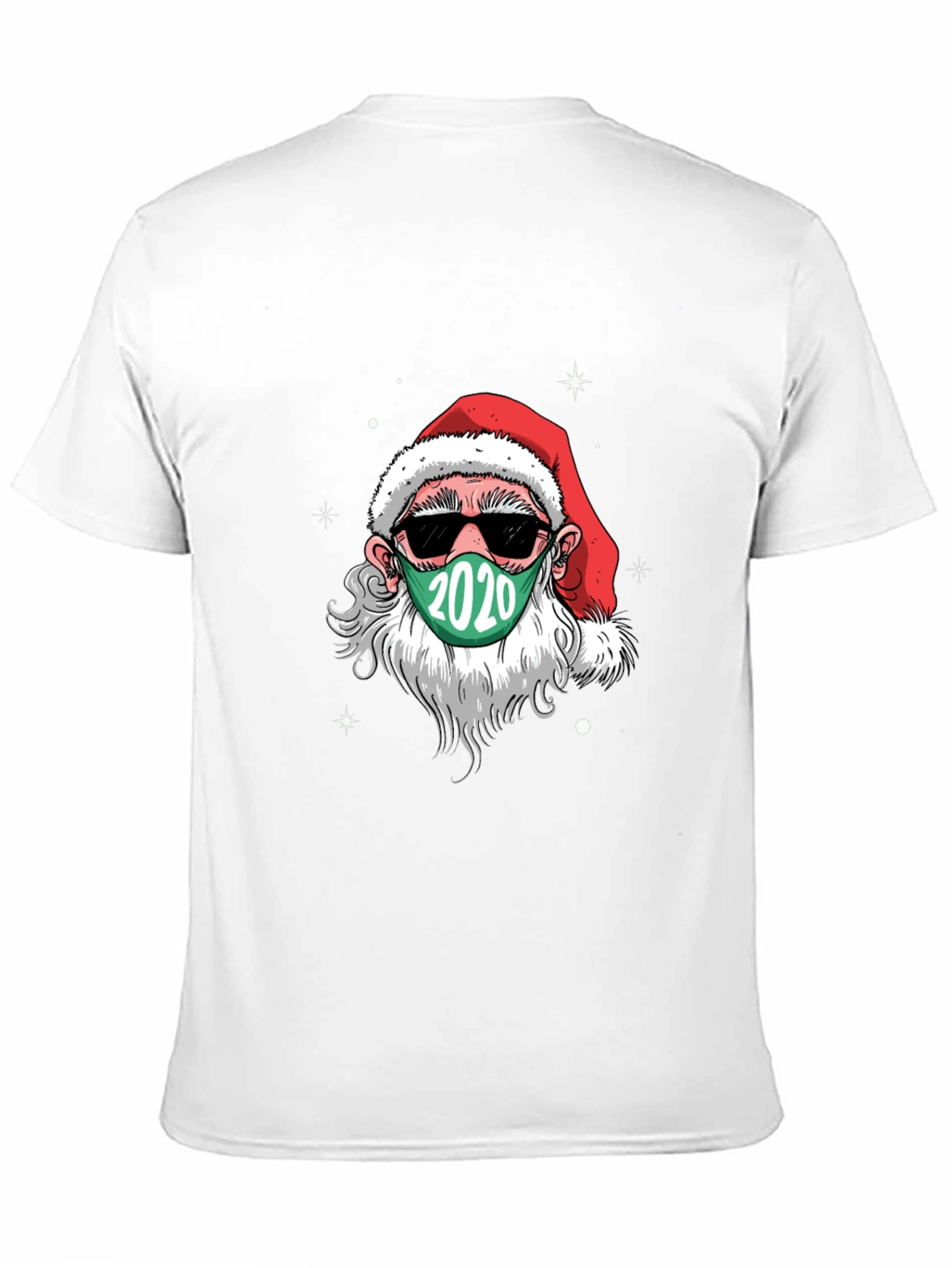 Santa Wearing Mask 2020 Christmas T-Shirt