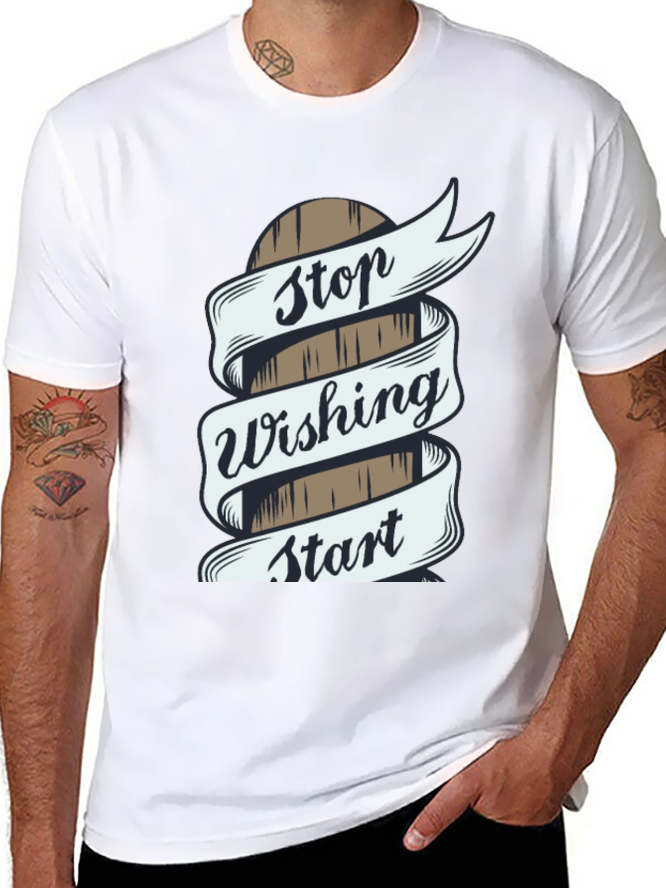 Stop Wishing Start Doing T-Shirt