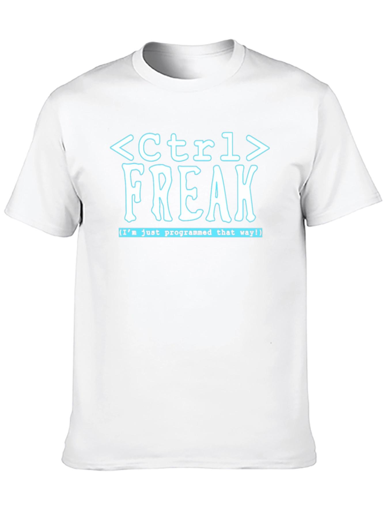 Ctrl Freak Programmer T-Shirt - Funny Coding Tee