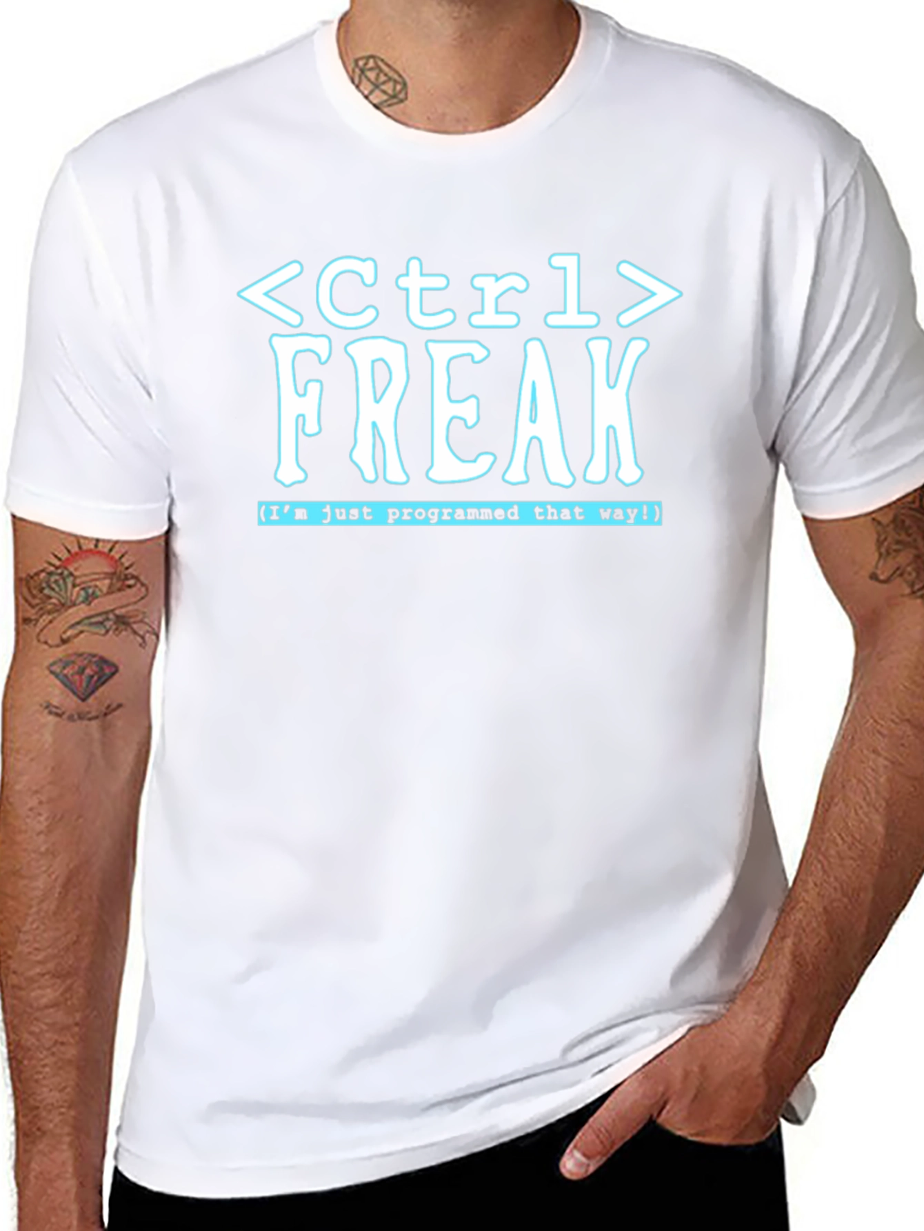 Ctrl Freak Programmer T-Shirt - Funny Coding Tee