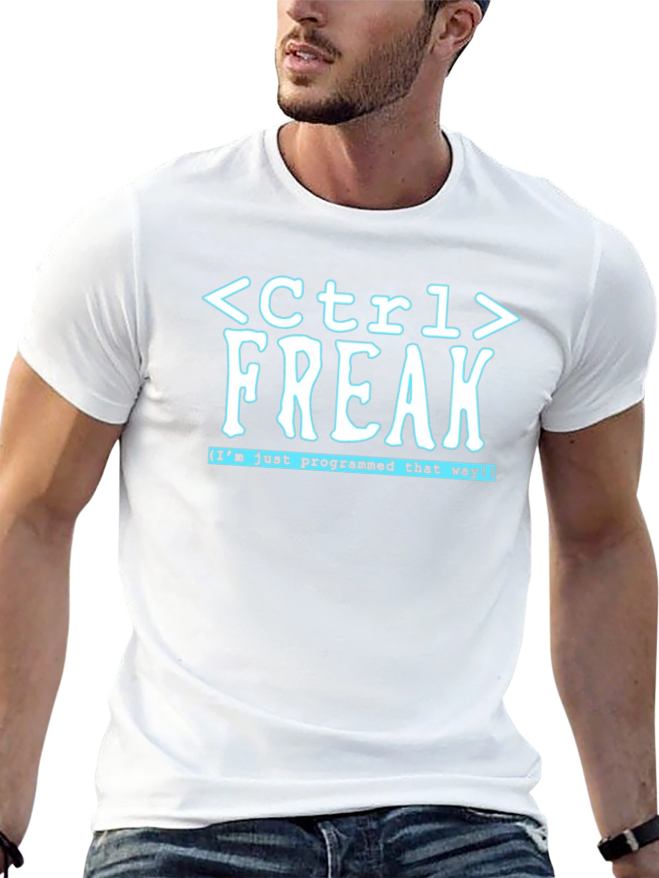 Ctrl Freak Programmer T-Shirt - Funny Coding Tee