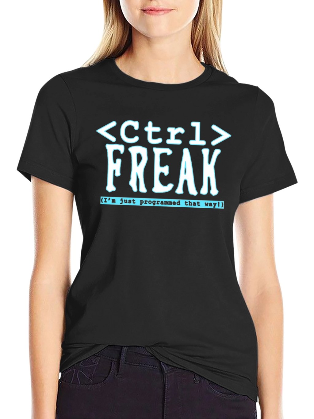 Ctrl Freak Programmer T-Shirt - Funny Coding Tee
