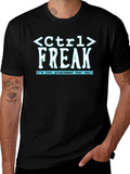 Ctrl Freak Programmer T-Shirt - Funny Coding Tee