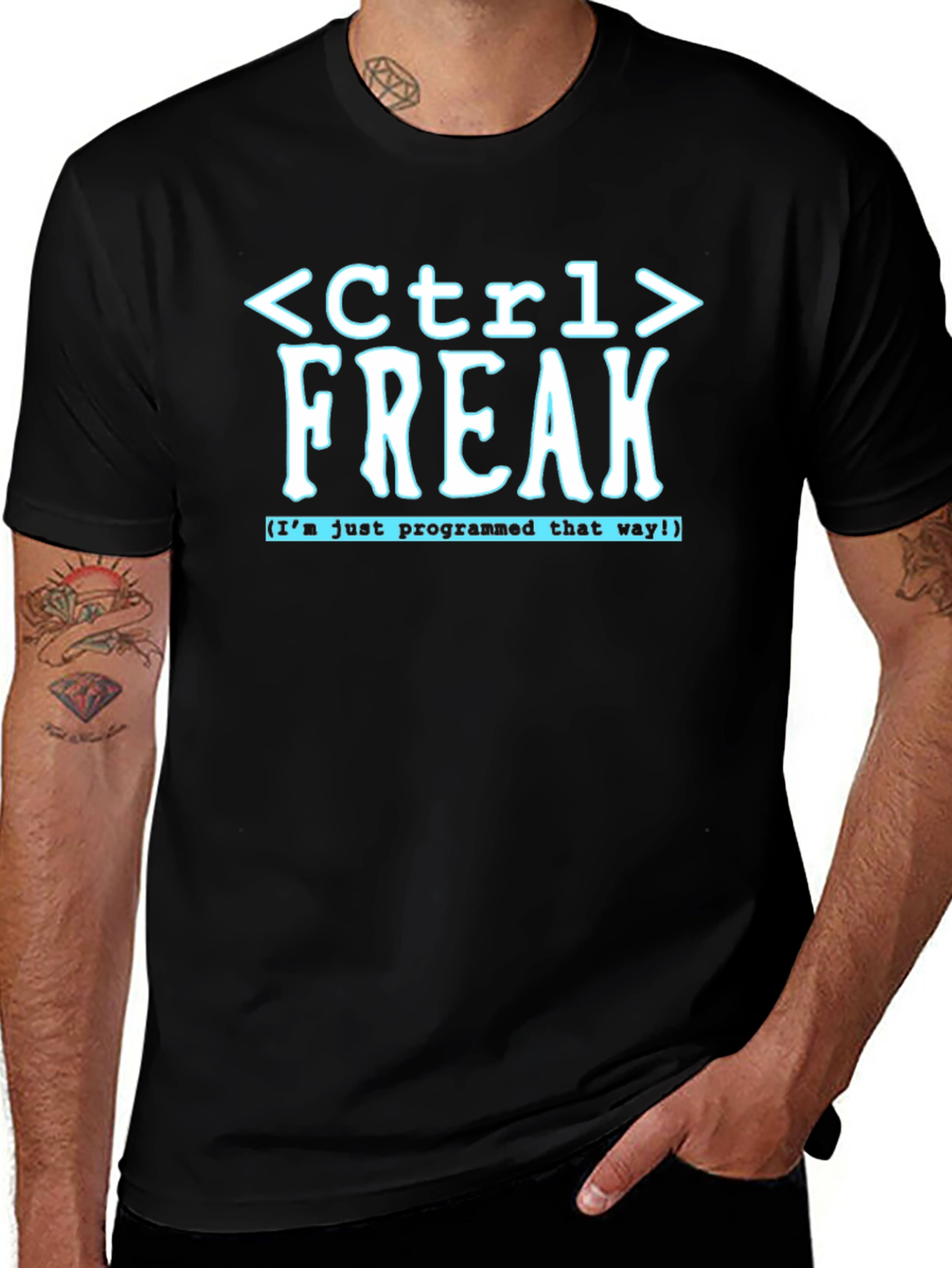 Ctrl Freak Programmer T-Shirt - Funny Coding Tee