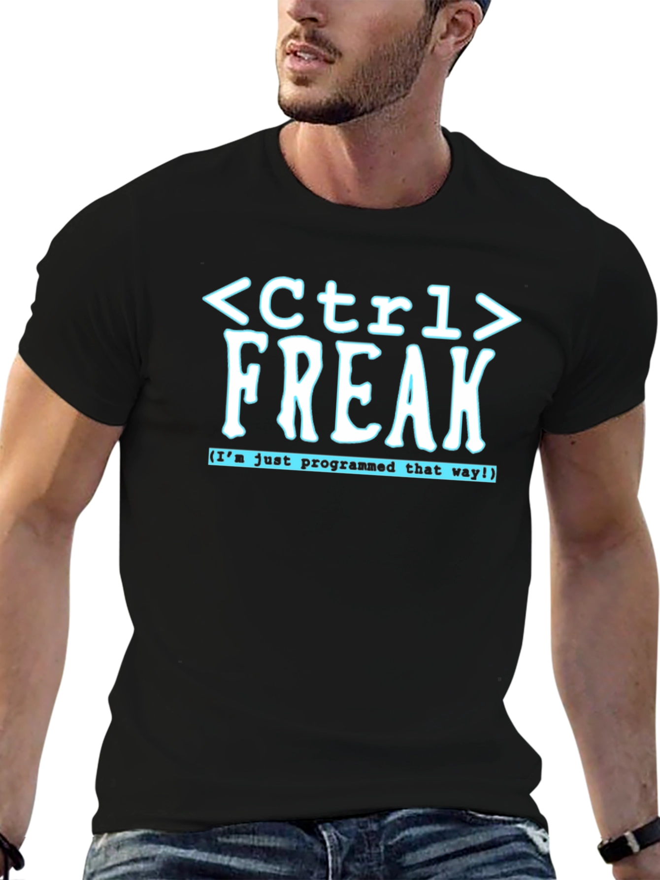 Ctrl Freak Programmer T-Shirt - Funny Coding Tee