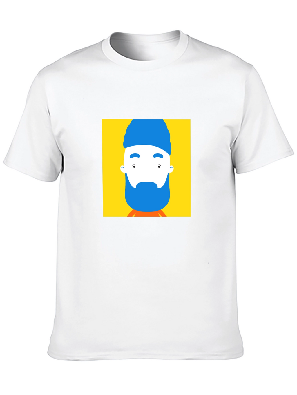 Abstract Portrait Graphic Tee - Modern Art Style
