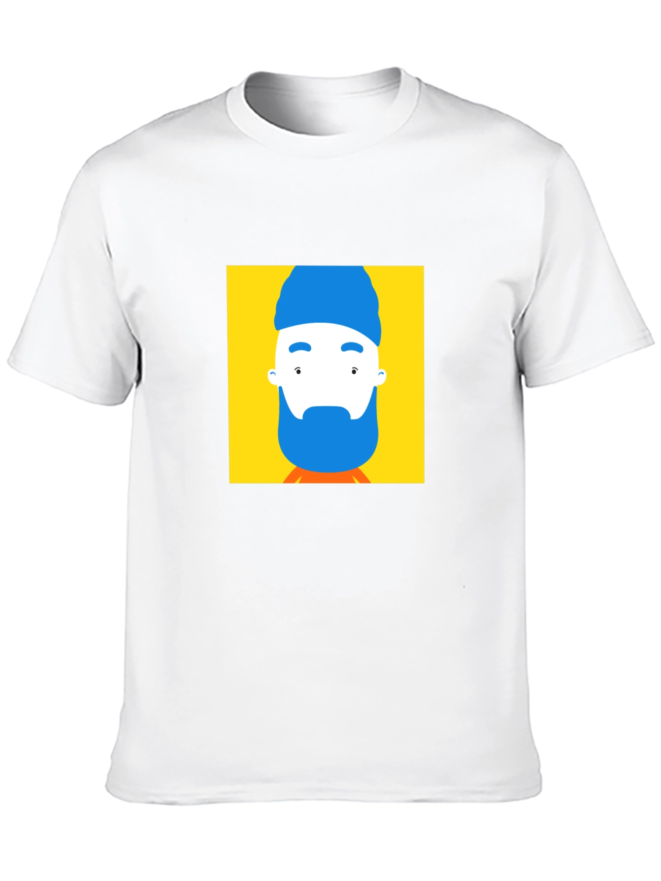 Abstract Portrait Graphic Tee - Modern Art Style