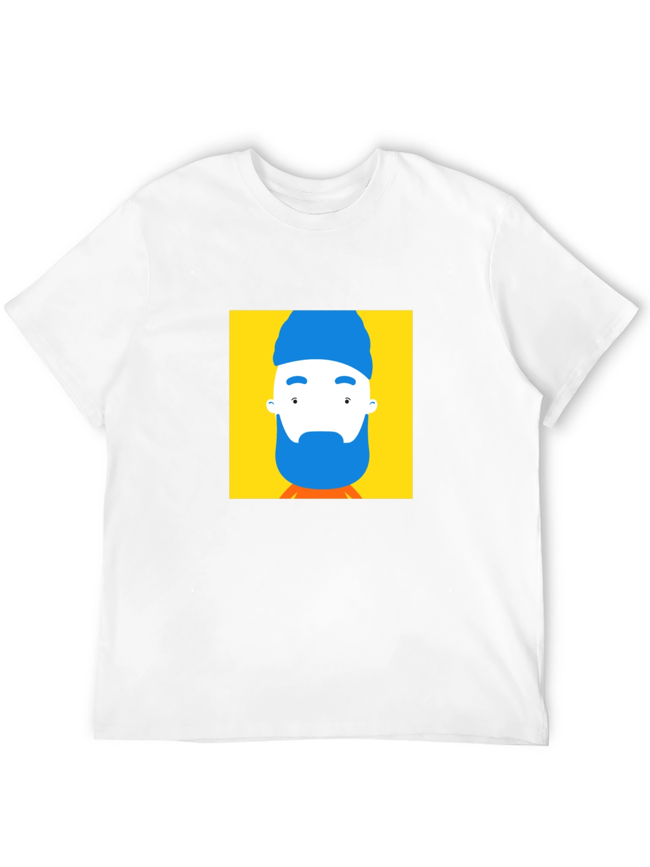 Abstract Portrait Graphic Tee - Modern Art Style
