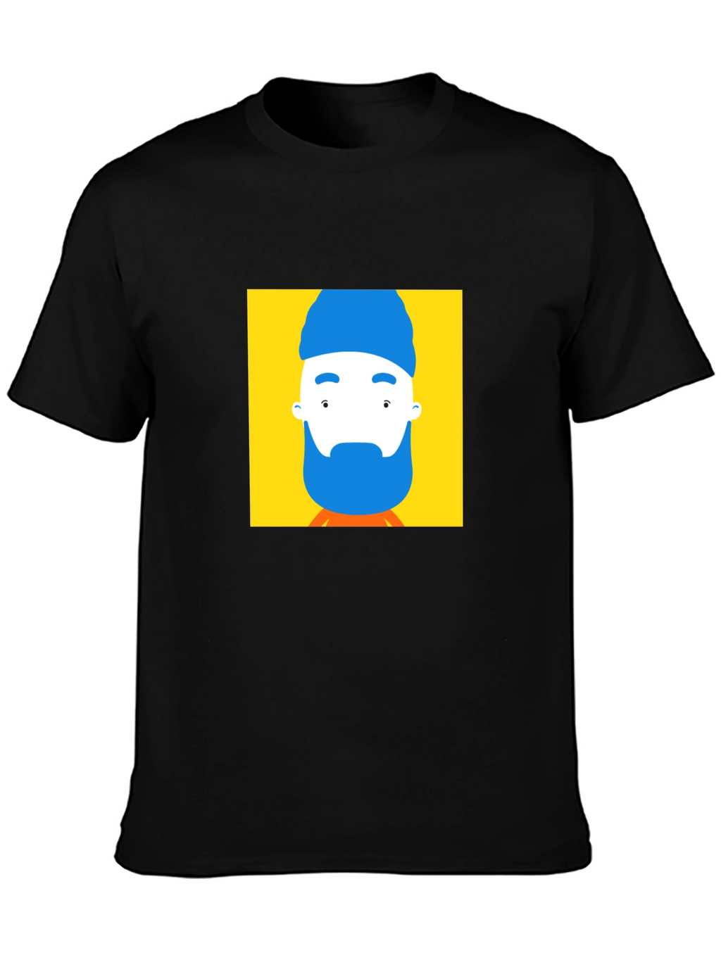 Abstract Portrait Graphic Tee - Modern Art Style