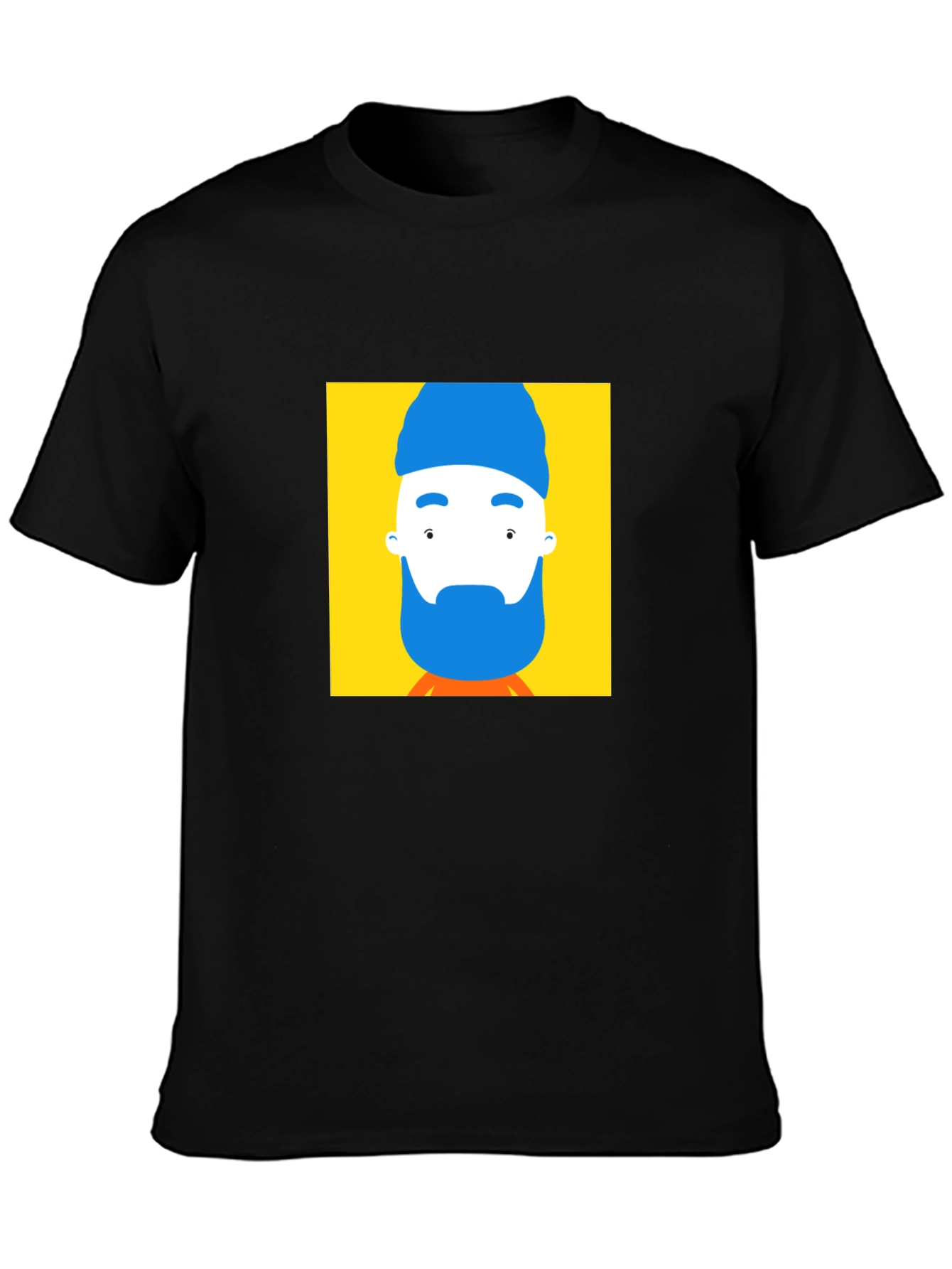 Abstract Portrait Graphic Tee - Modern Art Style