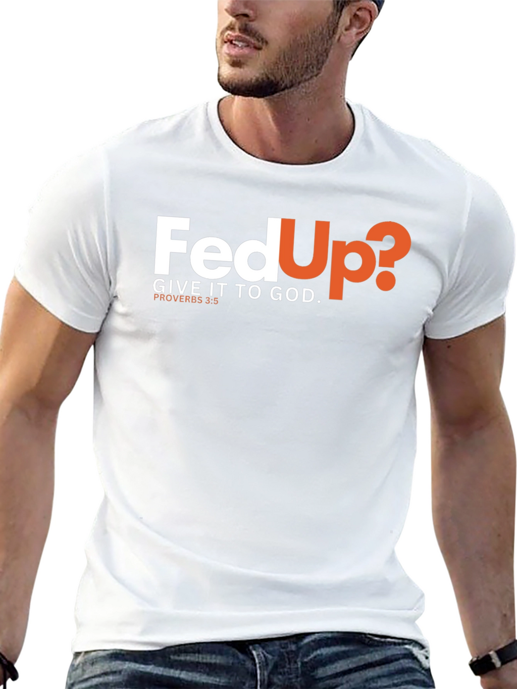 Fed Up? Give It To God Black T-Shirt